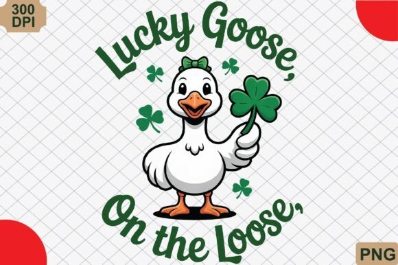 Download Funny Lucky Goose on the Loose PNG - Premium Resources